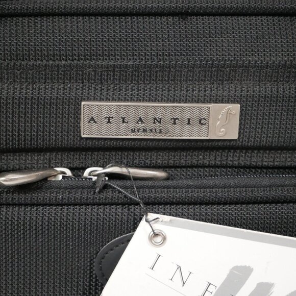 Atlantic Infinity Black Travel Bag With Adjustable Strap & Multiple Compartments - Picture 2 of 12